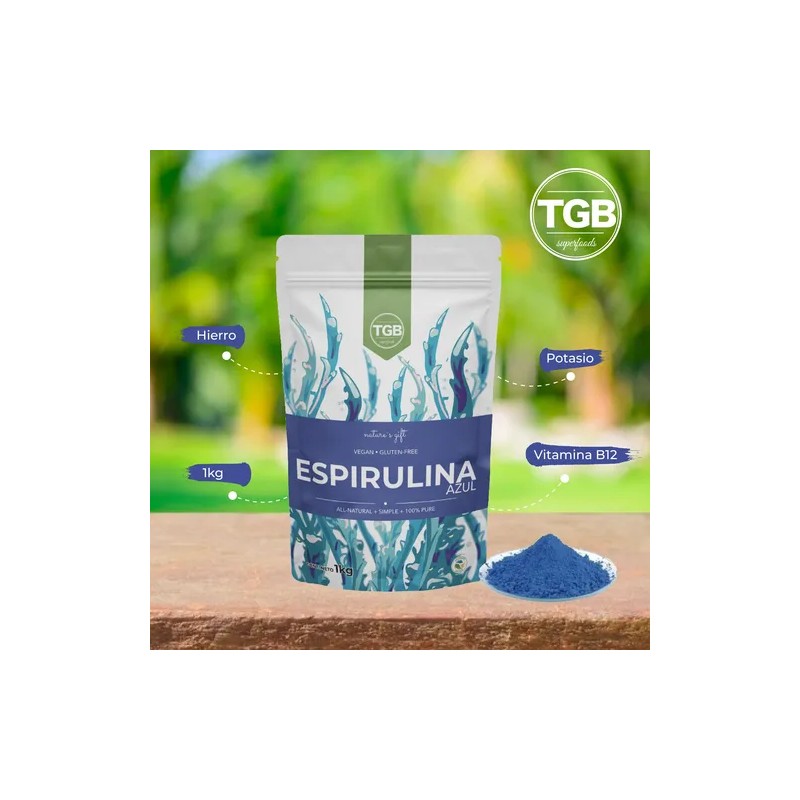 Espirulina Azul En Polvo 1 Kg.