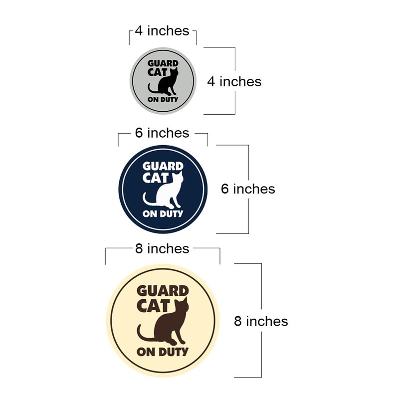 Motto Lita Circle Guard Cat on Duty (Brushed Gold) -