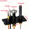 Propane Gas 10002265 3 Way Pilot Assembly for Majestic, Monessen,