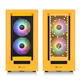 Thermaltake Ceres 350 MX/Bumblebee/Mid Tower/CT140 ARGB Fan*2/CT140 Fan*1/Mesh & TG Front Panel/Hidden-Connector MB/CA-1Z3-00M4WN-00