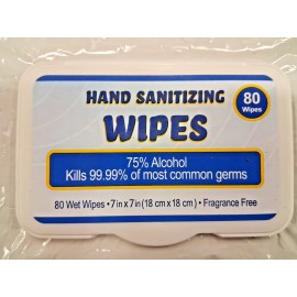 Ethyl-Alcohol Ethyl Alcohol Hand Sanitizing Wipes 24 Pack (1920 Wipes Total)  Unscented, Large