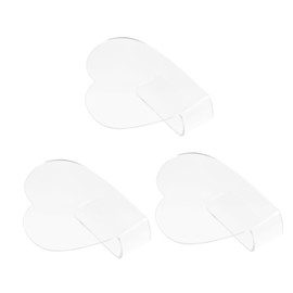 Mikinona Nail Art Palette 3pcs Handheld Mixing Boards for Diy Manicure Nail Acrylic Material