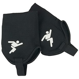 Precision Unisex's Ankle Protectors, Black, Junior