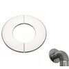 Beekeg Stove Pipe Rosette, Cover Rosette Stainless Steel, Pipe Collar,
