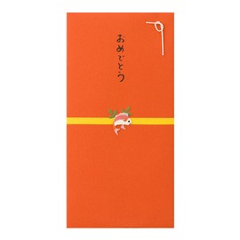 Midori 25256006 PC Gold Seal 256 Congratulations Sea Bream Pattern