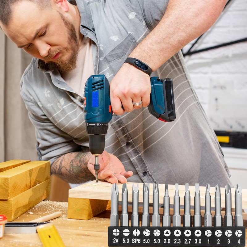 AIMALL 13-Piece Precision Screwdriver Set, Specialty Bits PH2, U, Y,