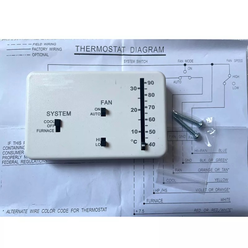 citru_5625 For Duo Therm Dometic Thermostat Heat and Cool 3106995032