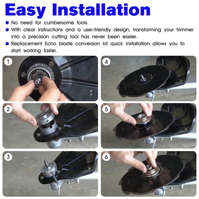 BZTT Brush Cutter Blade Kit Compatible with Echo SRM 225