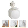 Mobestech Wall Mounted Soap Dispenser No Drill Suction Cup Shampoo
