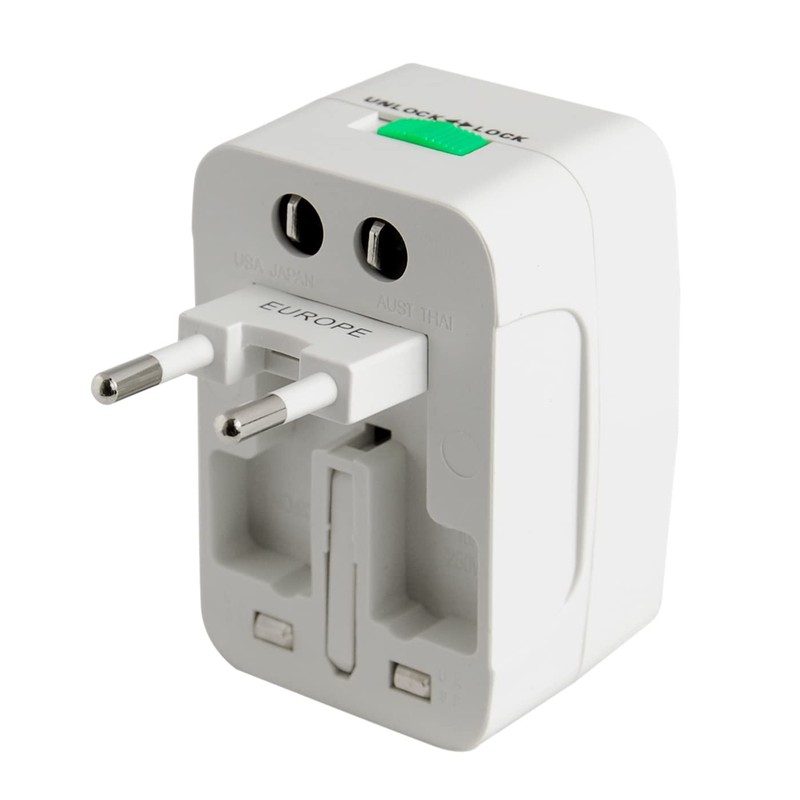 All-in-One Universal AC Wall Power Outlet Converter Adapter for Worldwide