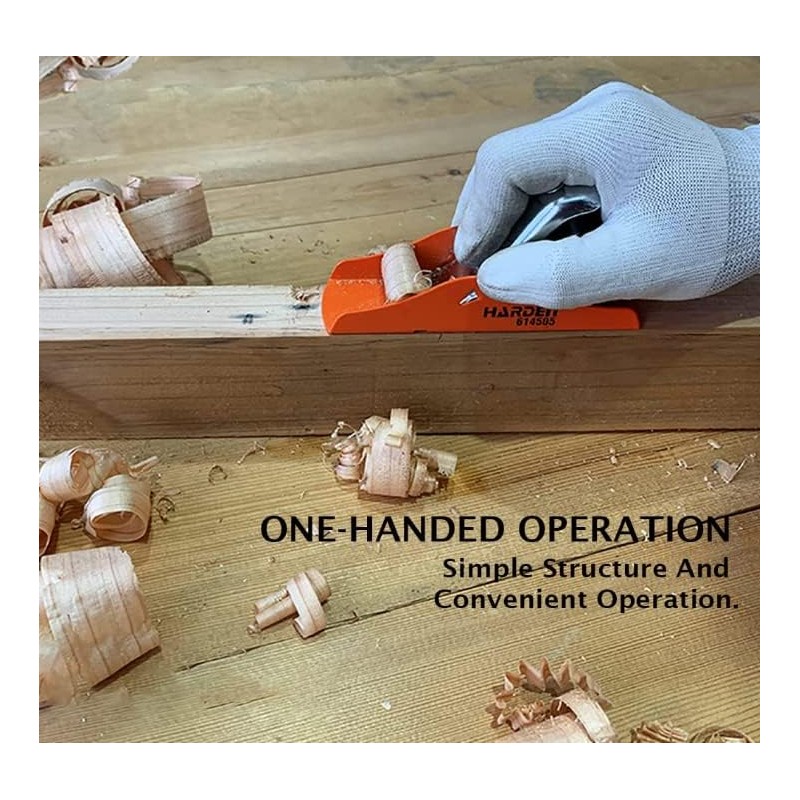 Harden HARDEN 614505, Mini Hand Wood Planer, 135mm Long, Working
