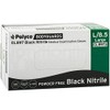 B M POLYCO BODYGUARD Nitrile Powder Free Glove, Black, Pack