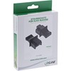 Inline Dust cover, for RJ45 socket, color: black, 100pcs. Pack