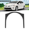 Central Armrest Cup Holder Trim Strip Carbon Fiber Interior Decoration