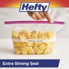 Hefty Slider Calendar Storage Bags, Half Gallon Size, 32 Count