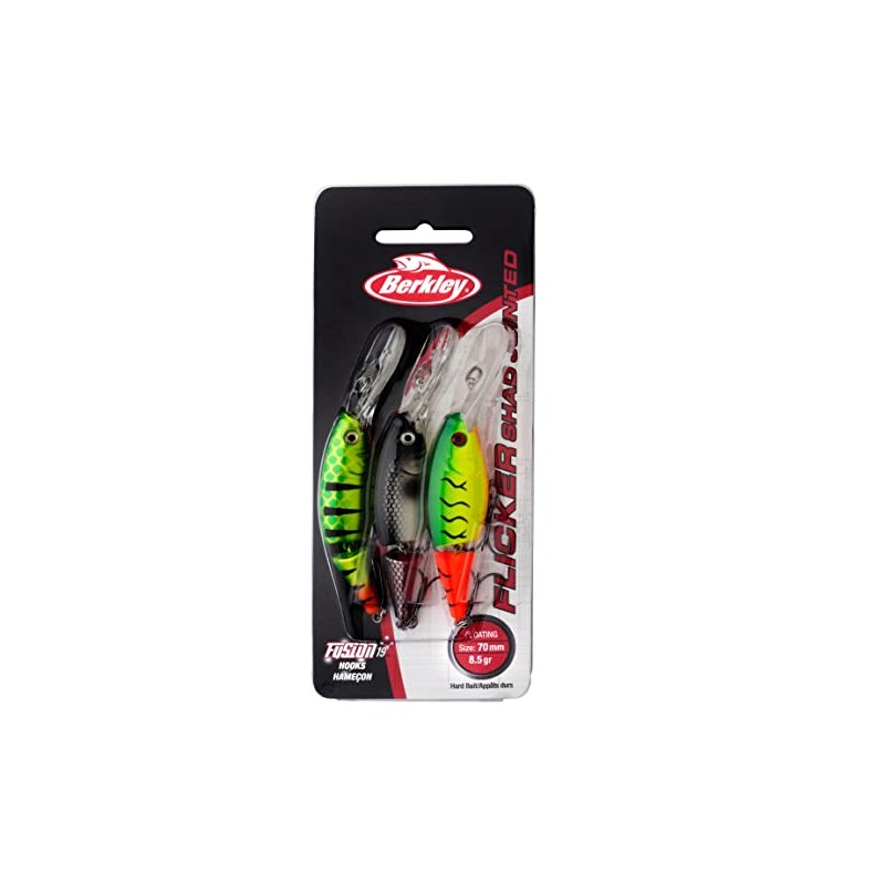 BERKLEY Flicker Shad Diving Crankbait Lures For Perch, Pike, Trout,