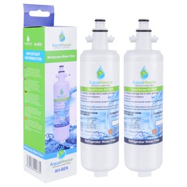 2X AquaHouse AH-BEK Refrigerator Water Filter for Beko 4874960100, Lamona HJA6110 LAM6100, Blomberg KFD9952PXDUK, Grundig GSN9440XA Compatible