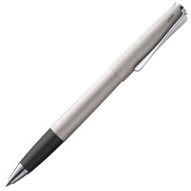 LAMY Studio Matte Blush Rollerball Pen - Elegant Metal Body Roller Ballpoint Pen - Propeller Clip & Medium Line Width - Rollerball Refill Black with LAMY M 63