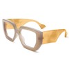 Hycredi Thick Frame Blue Light Glasses for Women Men Fashion