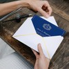 Liroyal Envelopes Invitation Envelopes (10 pieces) Simple, Solid, Celebrations, Greetings,