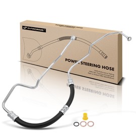 A-Premium Power Steering Pressure Line Hose Assembly Compatible with Saab 9-5 1999-2009 L4 2.3L To Pipe From Gear