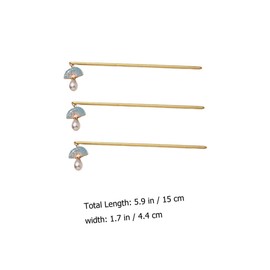 Vaguelly 3pcs Vintage Hair Stick Retro Bun Hair Holder for Women Stylish Accessories for Elegant Updos