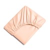 Oxford Homeware Peach King Size Fitted Sheets -100% Brushed Microfibre