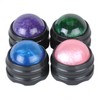 Rolling Massage Ball Hand Massage Ball Rolling Acupressure Ball Arm Leg Shoulder Acupressure ball blue 2ea