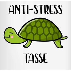 Cups 325 ml – Statement Sayings – Anti Stress Cup Turtle – 325 ml – Orange – Anti-Stress Cup Saying Cup Sarcasm Turtle Coffee Cup Office Funny Saying Cups