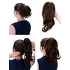 PRETTYSHOP 14" Hairpiece Ponytail Extensions Voluminous Wavy Strawberry Blonde Mix