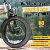 16/20x3.0 E-Bike Tire Fat BikeTyre for MTB/Ebikes,All-Terrain Directional Knobby Tread,Superior
