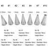 7 Pcs Russian Icing Piping Tips Set, Stainless Steel Baking