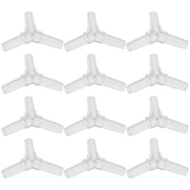 Micro Traders 30Pcs Y-Type 4mm Aquarium Airline Connector Plastic Tube Splitter for Fish Tank Shrimp Tank Air Tube System Oxygen Pump Accessory