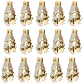 TAICHEUT 15 PCS Electric Fence Wire Strainer, 4.7 Inch Fence Wire Ratchet Tensioner Heavy Duty Inline Wire Strainer Ratchet for Farm and Fence Tighten, Yellow