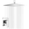 Ceiling Shower System Shower Faucet GGStudy Bathroom Luxury Rain Mixer