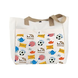 TOBGBE Ted Coach Gifts Drama Sport TV Show Merchandise Canvas Travel Bag Funny Goldfish Believe Gift for Women (Believe TB)