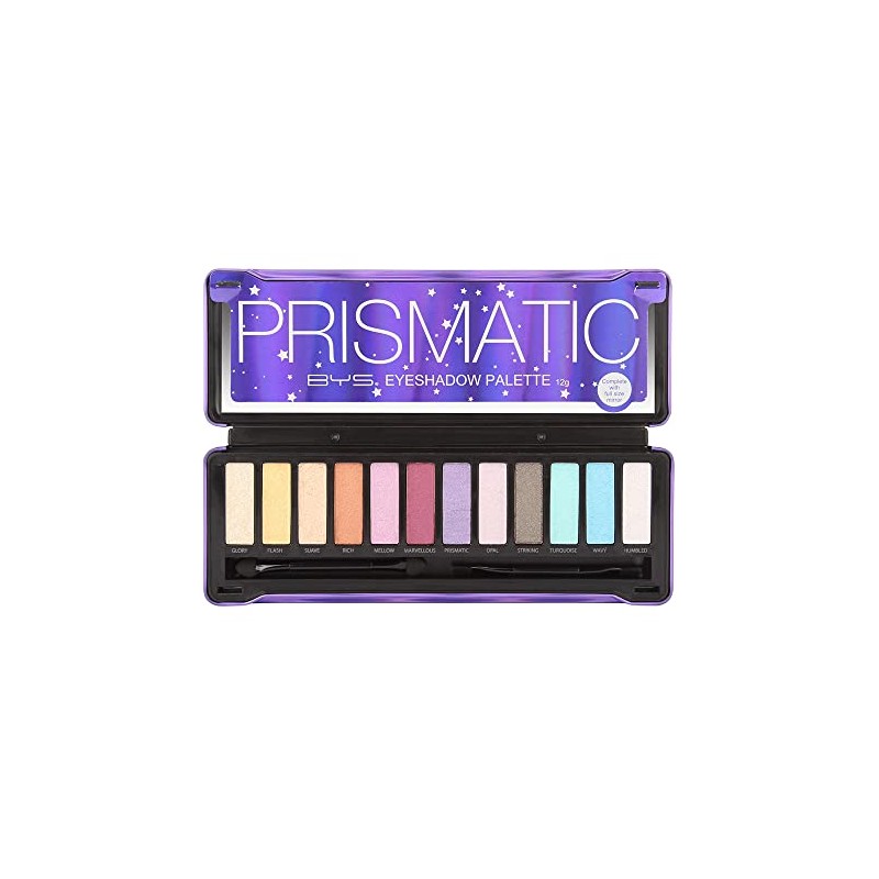 BYS Prismatic Eyeshadow Palette, Multicolor