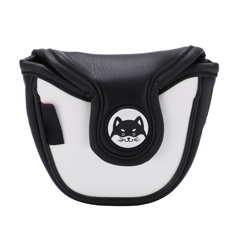 PU Leather Golf Putter Head Covers with Magnetic Closure Waterproof