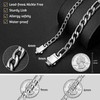 Speroto Men's Bracelet for Men Stainless Steel Bracelet Figaro Chain