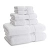 Kassatex Atelier 800-Gram Towels - White/Washcloth
