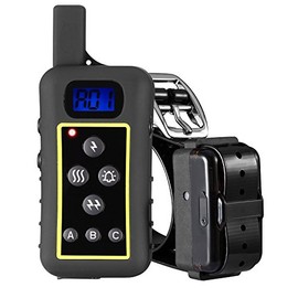 GROOVYPETS 2400 YD Remote Dog Training Shock Collar Hunting Pet Trainer Correction Collar Waterproof Rechargeable for Medium,Large Dog