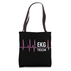 EKG Tech Electrocardiogram ECG Technician Monitor Tech Tote Bag