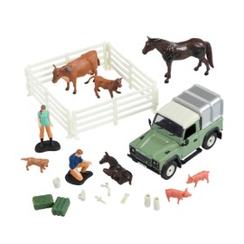 Britains Land Rover 24 Piece 1/32 Scale Vet Game - Suitable for Ages 3+