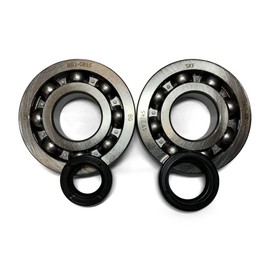 Crankshaft Bearing Set with SKF C4 Ball Bearings and Seal Rings Hi-Quality Metal Cage Peugeot Speedfight
