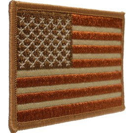 USA AMERICAN FLAG TACTICAL US MORALE MILITARY DESERT FASTEN PATCH