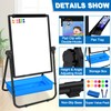 Dry Erase White Board with Stand Double Sided 28"X20" Magnetic
