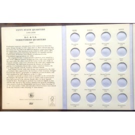 Littleton Coin Company NEW -Littleton Coin Folder For US State Quarters 2009 DC & Colombia Territories
