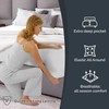 ForZzz 2000TC Fitted Sheet King Size -Premium Microfiber Fitted Bottom