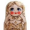 Semenowskaya Rospis Matryoshka Babuschka Matryoshka Wooden Figures Sunflower 5 Dolls