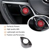 Carbon fiber Style For Giulia Stelvio 2017 2018 ABS Plastic